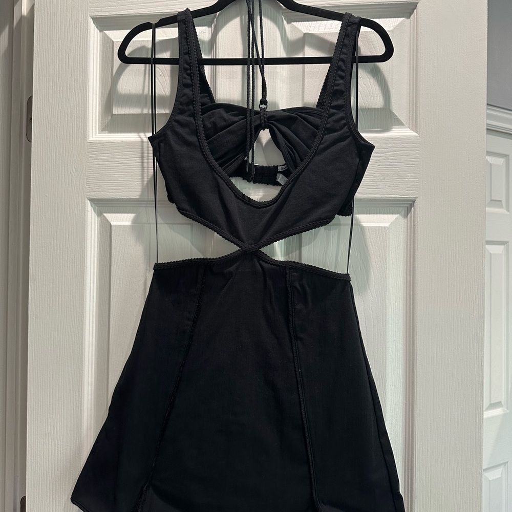 Bydee Black Cutout Dress